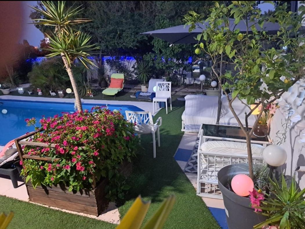 Suite-Junior -Villa Helene - Montpellier Sud - Aeroport- Piscine Privee-2Mn Des Plages Perols Exterior photo